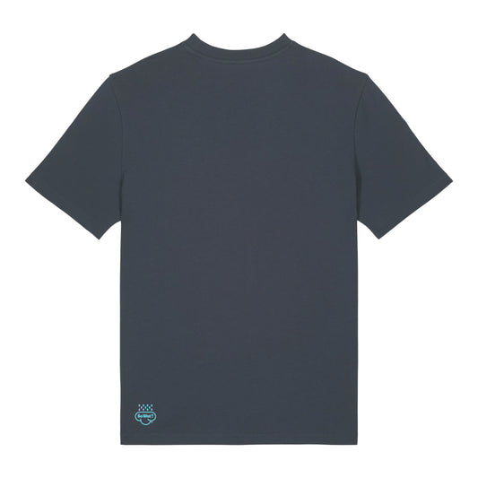 So Wot T-Shirts, Ink Blue t-shirt with blue logo