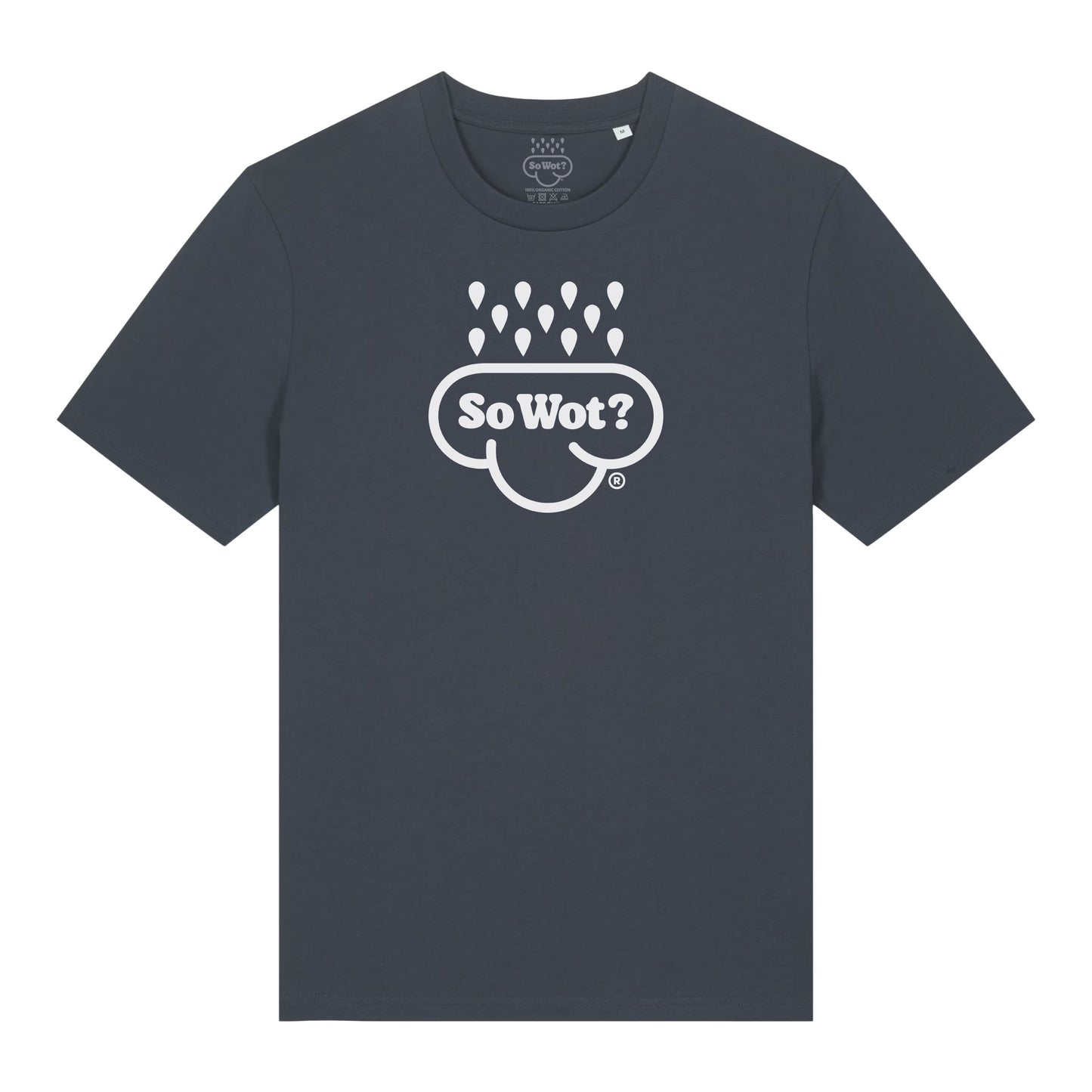 UPSIDE DOWN CLOUD (INK GREY TEE)