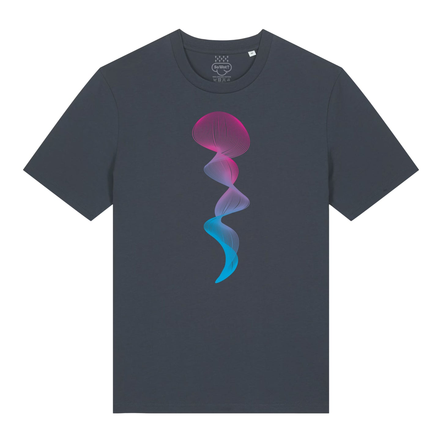 JELLY FISHING (INK GREY TEE)