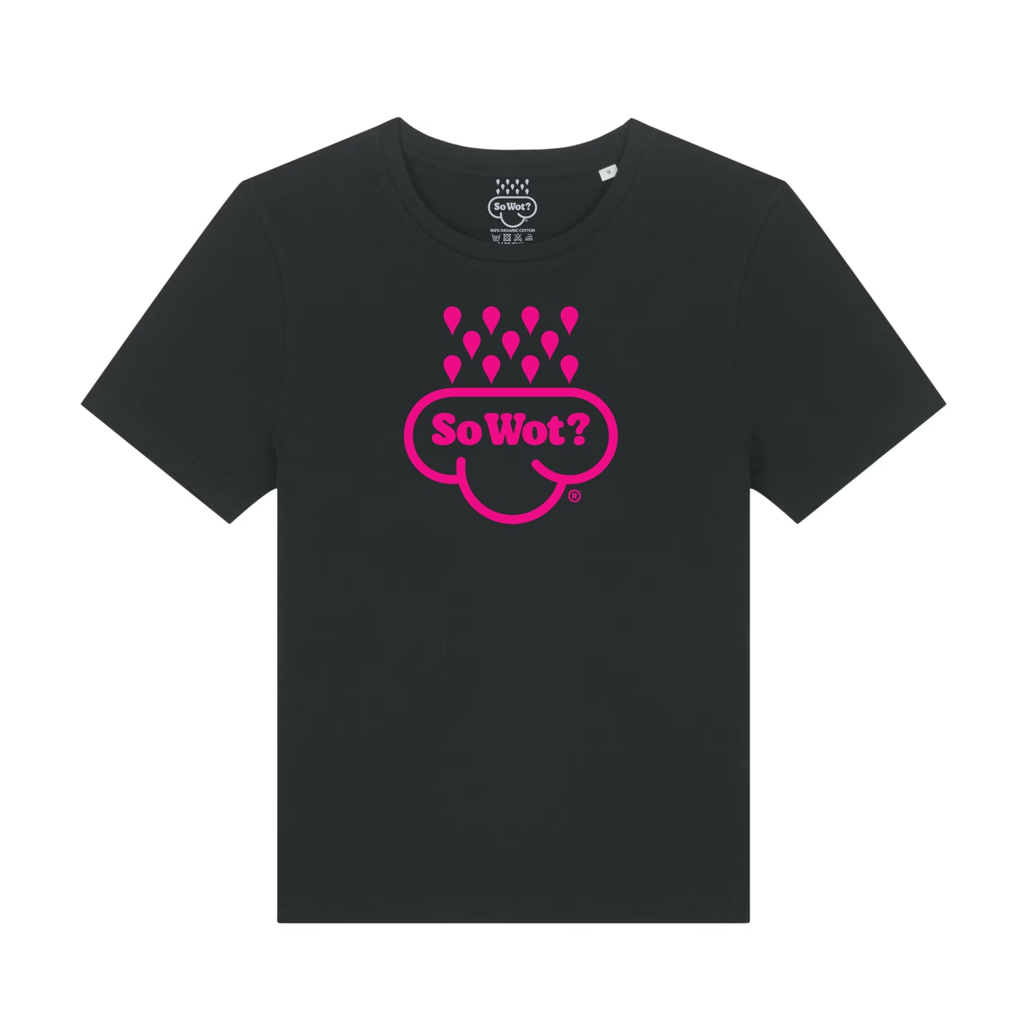 PINK RAIN BLACK TEE