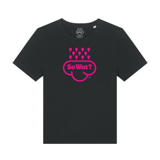 PINK RAIN BLACK TEE