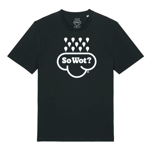 UPSIDE DOWN CLOUD (BLACK TEE)